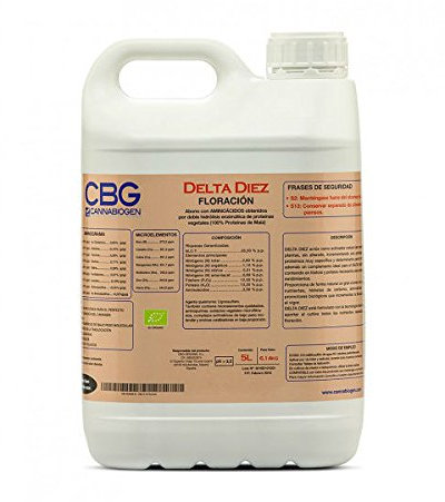 Abono para la floración de Cannabiogen Delta 10 Diez® (5L)