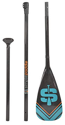 Pádel Stand Up Paddle ajustable de 175 a 215 cm y desmontable en 3 secciones - Carbono, Fibra de Vidrio y Nylon - Modelo Horuz