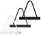 Natural Goods Berlin 1x Magazinhalter HAIRPIN | Zeitschriftenhalterung, Prospektspender, Broschürenständer, Magazinboard, Wandorganizer, Wandregal, Zeitungständer | DIY (Schwarz)
