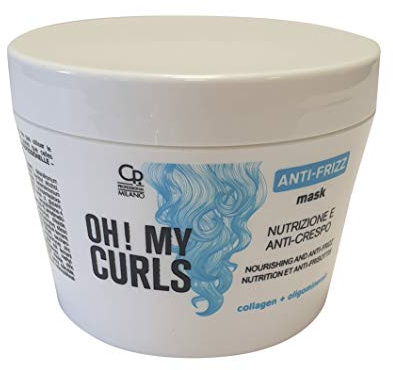 Oh! My Curls - Maschera Nutrizione e Anti-Crespo - Trattamento Professionale Idratante e Nutriente per Capelli Ricci Crespi, Disidratati e Opachi - 250 ml