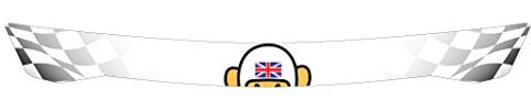 Hesketh Visor Sticker - Visor Strip Car Helmet