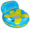 Bouée Piscine,Flottantes Hamac,Flotteurs de Plage,Hamac Gonflable Flottant pour Adulte,Anneau de Natation Gonflable avec Dossier et accoudoir Chaise Longue Gonflable pour Piscine d'été (Bleu)