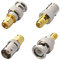 Greluma Kit adattatore coassiale connettore adattatore RF da 4 pezzi SMA a BNC
