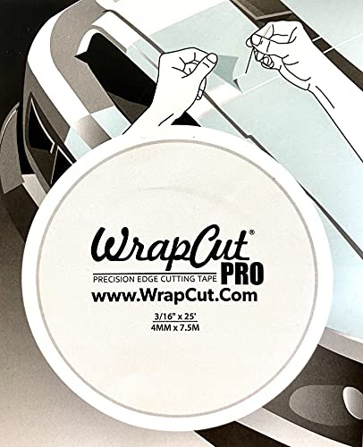 WrapCut Per ogni nastro da taglio da 7,5 m x 4 mm, versione tripla senza taglierino, protegge la vernice