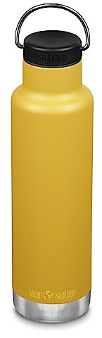 Klean Kanteen Insulated Classic 20oz (w/Loop Cap) Botella, Unisex Adulto, Caléndula, 20 oz