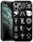 Anime Phone Case for iPhone 11 Pro Max 6.5 Inch(2019), Soft Liquid Silicone Gel Rubber Full Body Protection Shockproof Cover Case, Cartoon Manga AnimeSymbol 03