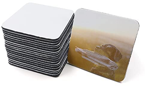 Lot de 40 dessous de verre vierges vierges pour sublimation - Pour décoration de maison et de cuisine