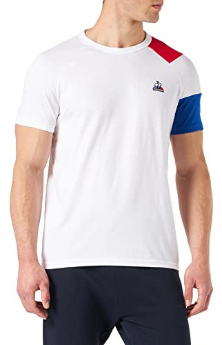 LE COQ SPORTIF Unisex Bat Tee Ss Nr. 1 M T-Shirt, N.o.w/B.Electro/Rouge Electro, L