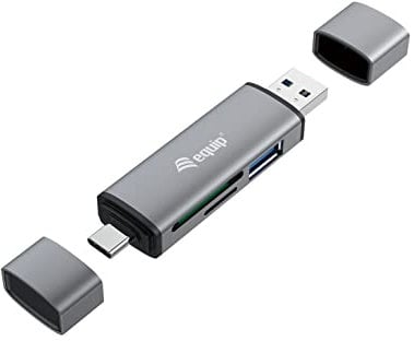 Equip Kartenleser USB 3.0 HUB OTG SB-C & USB-A SD/MicroSD