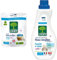 L'ARBRE VERT L'arbre vert - recharge lessive 1.5l peaux sensibles famille bb - 33 lavages - Le bidon de 1,5l & Adoucissant Linge Peaux Sensibles Famille/Bébé Aussi 53 Lavages 800 ml
