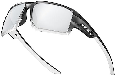 KAPVOE Polarisierte Angeln Sonnenbrillen für Herren Damen Fahrradbrillen Sportbrillen Baseball Fahren MTB Fahrrad Laufen 04
