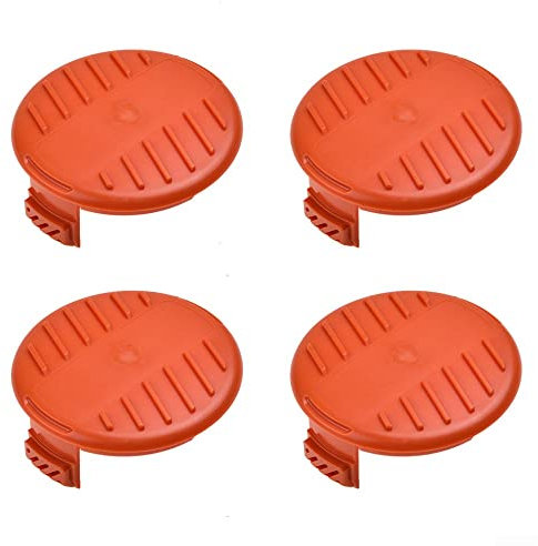 QOXEZY Lot de 4 capuchons de bobine de rechange pour débroussailleuse pour Black & Decker ST4525 ST5528 GH400