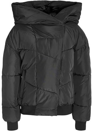 NOISY MAY Damen NMTALLY L/S Bomber Jacket NOOS Steppjacke, Black, M