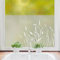 Sichtschutzfolie Gräser Fensterfolie Fensterdeko Milchglasfolie Sichtschutz, 75 cm hoch, 200 cm breit