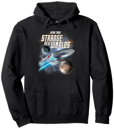 Star Trek Strange New Worlds Enterprise Pullover Hoodie