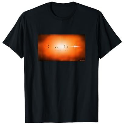 Dune Part Two Epic Classic Logo Big Red Eclipse Chest Poster T-Shirt