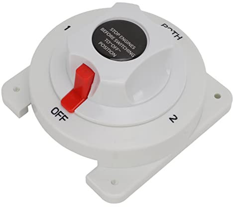 Doppelbatterie-Wahlschalter, 6–32 V, 300 A, sicherer Batterieschalter mit hoher elektrischer Leitfähigkeit for Yachten, LKWs, Wohnmobile elektronischer Schalter