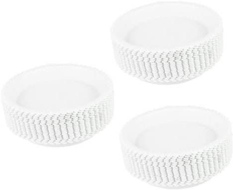Yardwe 60 Piezas Bandeja para Jardinera Bandeja de plástico para Jardinera platillo para macetas pequeñas Bandeja de macetas Espesar pequeña Maceta