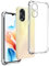 REY Funda Anti-Shock Gel Transparente para OPPO A38 4G - OPPO A18 4G, Ultra Fina 0,33mm, Esquinas Reforzadas, Silicona TPU de Alta Resistencia y Flexibilidad