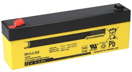 Bleiakku für ABUS Alarmsirene Blitzleuchte SG1800 Jablotron Oasis Alarmzentrale 12V