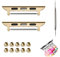 Cangroo Watch Band Connectors Compatible for Apple Watch Strap for iWatch Ultra Series 1-10, DIY Strap Adapter With Metal Bead for Making Jewelry Bracelet Band Kit Accessories -Spring Bar Type