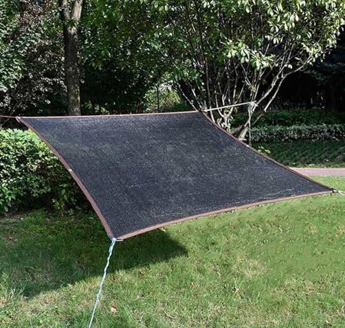 AuMarndi Filet d'ombrage Sable Voile d' ombrage Rectangulaire Voile Ombrage 3x4 Pergola Voile Dombrage Toile Ombrage Extérieur 3x3 Permeable,black-3x2m
