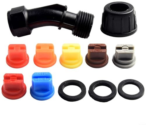 Gettimore 110° Fan Nozzle Set 1.6mm Aperture For Backpack Sprayer