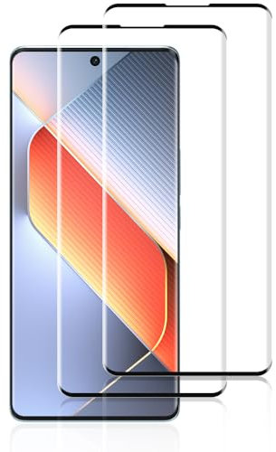 Beukei 2 Stück Panzer Schutz Glas für Vivo V29, Schutzfolie Film,[9H Härte][HD Klare][Blasenfrei][Anti-Kratzen] Glass Screen Protector