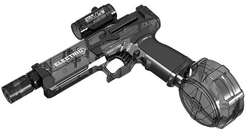 Feelhap Pistola de Agua Electronica, Potente Pistola de Agua Eléctrica con Efecto de Destello y Retroceso, 10 m de Alcance Electric Water Gun, Juguetes de Piscina para Niños Juguete para Fiestas