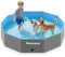 Haozozo Piscina Perros, Piscina Perros Grandes Fabricada en PVC Resistente, Piscina para Perros con Base Antideslizante, Piscinas Desmontables para Jardines de Verano y Playas (160 * 30cm)