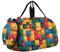 Foiosoh Bausteine, bunte Seesack mit Schuhfach, großes Fassungsvermögen, Sporttasche, Tragetasche für Reisen, Sport, Reisetasche, Wochenende, Bunte Bausteine, 1 size, modern/enganliegend
