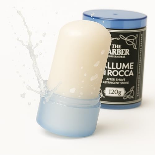 Alaunstick 120g – Blutstiller, Deo & Aftershave in einem – fest, geruchlos & sicher verschließbar mit Schraubdeckel