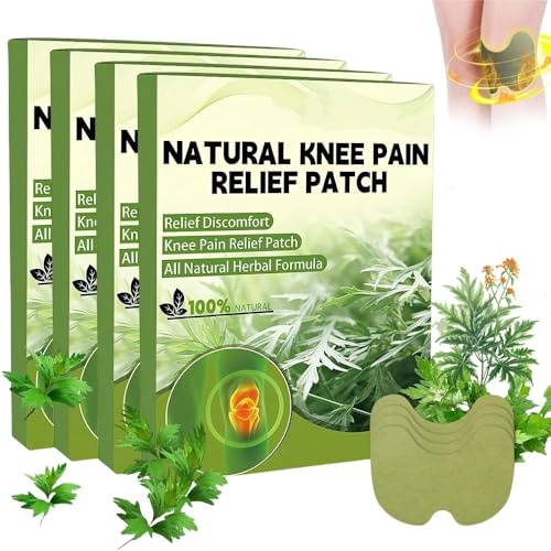 40Pcs Knee Pain Relief Patches Kit,Knee Patches for Pain Relief, Natural Herbal Relief Patches, Relieves Muscle Soreness, Neck, Shoulder