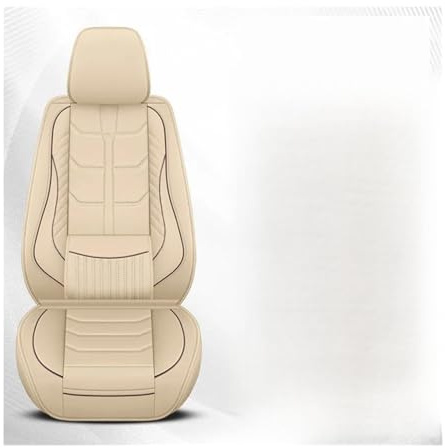 UAGFDFF Auto-Sitzbezüge Für Dodge Für RAM 1500 Wasserdichtes Universal-Leder-Komplettset Autositzbezüge Zubehör Autositzbezüge(Beige)