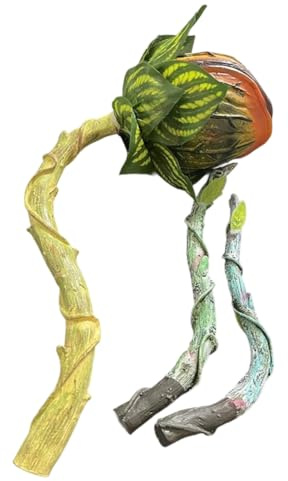 Bosiyrggrl Piranha Flower Ornament Beautifully Whimsical Decorative Resin Sculptures for Carnivorous Plant Lovers Lifelike