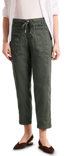 Street One Damen Tapered Leg Hose aus Twill-Ware 3817923
