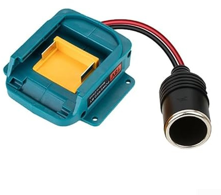 Adaptateur de batterie compatible avec les chargeurs de voiture externes et les périphériques USB (pour bl1830) 18 V-20 V CC
