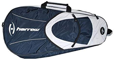Harrow 6-Racquet Tasche, Marineblau/weiß