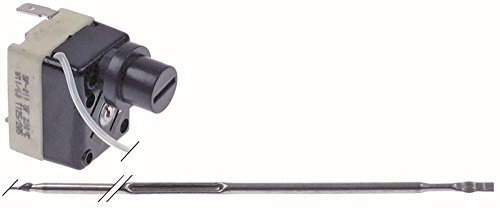tecasa Seguridad Termostato Max. Temperatura 230 °C 1 pines compatible con colged para lavavajilla Sonda Diámetro 3 x 180 mm 16 A, elettro Bar
