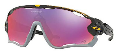 Oakley Herren Jawbreaker Sonnenbrille, Carbon/Prizm-Road, 1
