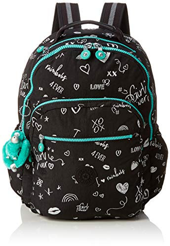 Kipling Seoul GO Sac à Dos Enfants, 44 cm, 27 liters, Multicolore (Girl Doodle)