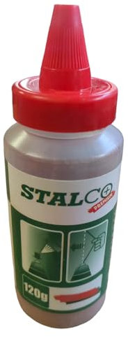 STALCO PREMIUM KREIDEPULVER 120g ROT Schlagschnurpulver Schlagschnur Pulver