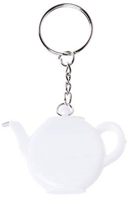 unknowns Maßband, Einziehbares Weiches Lineal, Bandmaß, Maßband Körper, Mit Schlüsselbund, Schneidermaßband-1.5m（weiß）