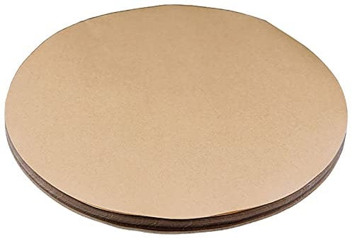 MARMODAY 500 Blatt fettdichtes Backpapier runde Blätter Kochen Kuchen antihaftbeschichtet Burger Patty Papier Backen zum Trennen von Burger 32 cm Durchmesser