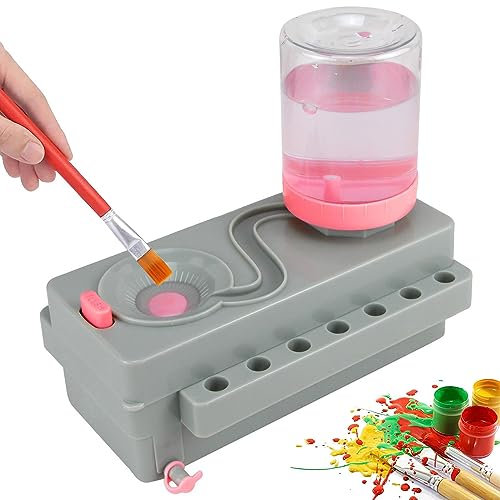 EPROICKS Pinsel Reiniger, Pinselreiniger Bürstenspüler, Multifunktionaler Bürstenbrause, Brush Rinser, Make up Pinsel, Künstlerbedarf Bürstenspüler für Acryl, Aquarell und auf Wasserbasis