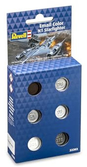 Revell 32203 The Mandalorian N1 Starfighter Lot de 6 Pots de Peinture émaillée