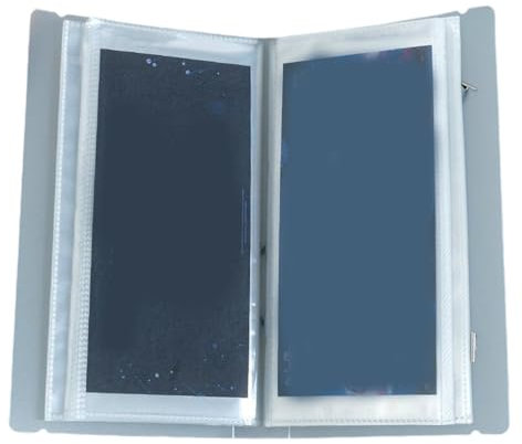 Konzert -Ticket -Album für 80 Ticket 9x5 Zoll transparentes PP - -Stubalbum Compact Protective Stub Holder für Konzert, Flugticket & More