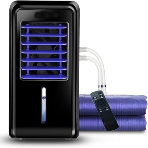 Evaporative Water Cooling Mattress Pad – Bed Cooling System with Under-Sheet Fan, Quiet Mattress Cooler (1.6 x 0.7m)