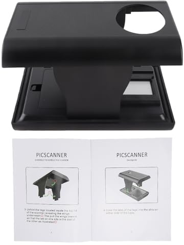 TON169 Mobile Film Scanner, Portable Foldable 35/135mm Slide and Negative Scanner for Android and iOS, Converts Film to JPEG with Free App, Compact Design for Home and