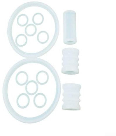 Juego de tubos de sellado de goma y juntas tóricas, accesorios suaves para Yikafu YKF COOCO para máquinas de postre